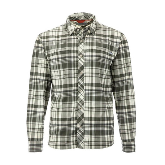 Simms Bugstopper Shirt Foliage Madras Plaid-Gamefish