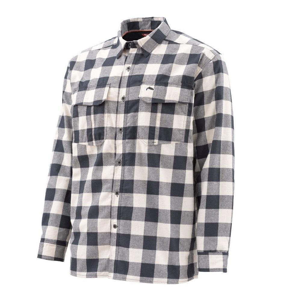 Simms ColdWeather Shirt Sand Buffalo Plaid-Gamefish
