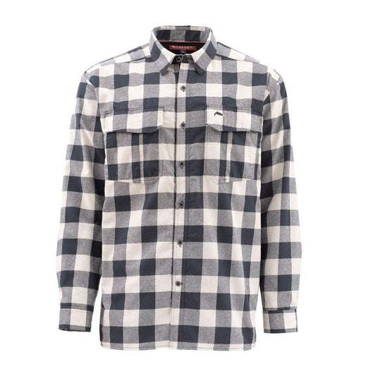 Simms ColdWeather Shirt Sand Buffalo Plaid-Gamefish