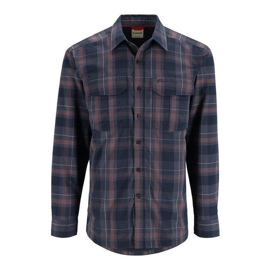 Simms ColdWeather Shirt Selvedge Logan Plaid-Gamefish