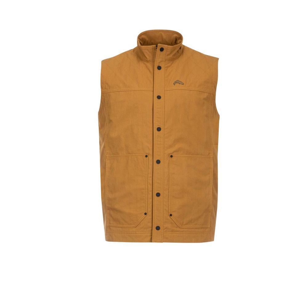 Simms Dockwear Vest - Dark Bronze-Gamefish