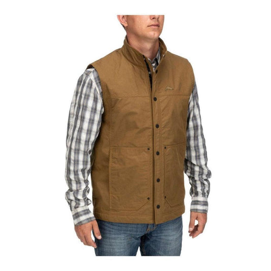 Simms Dockwear Vest - Dark Bronze-Gamefish