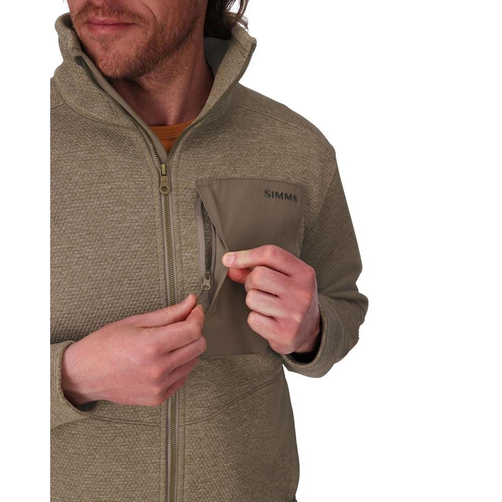 Simms Harbor Fleece Sturgeon - Heather-Gamefish