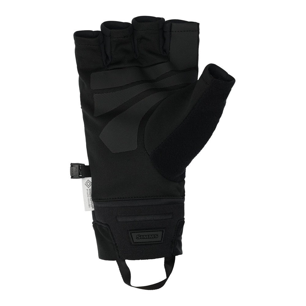 Simms Windstopper Half-Finger Glove Black-Gamefish