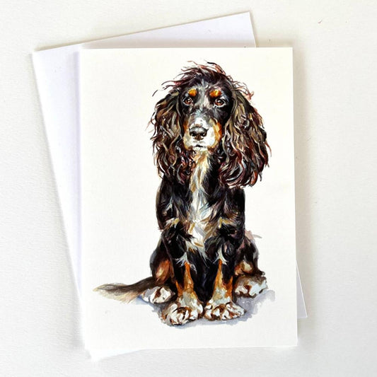 Spaniel - Greeting Card-Gamefish