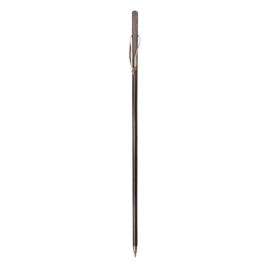 Turned Chestnut Hiker Stick with Spike Ferrule-Gamefish