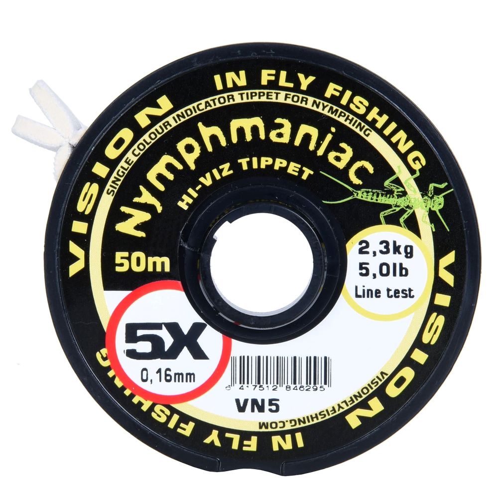 Vision Nymphmaniac Hi-Viz Yellow Tippet-Gamefish
