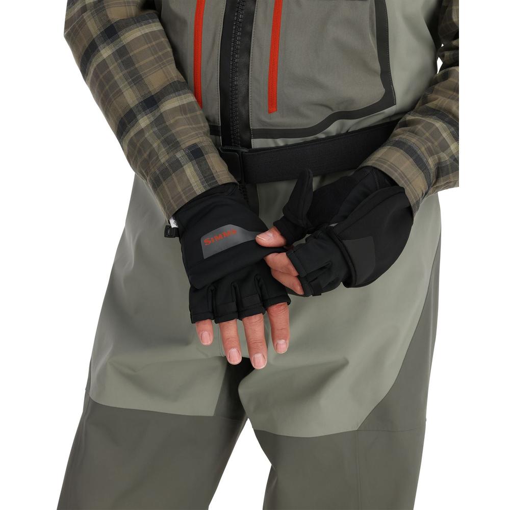 Windstopper Foldover Mitt - Black-Gamefish
