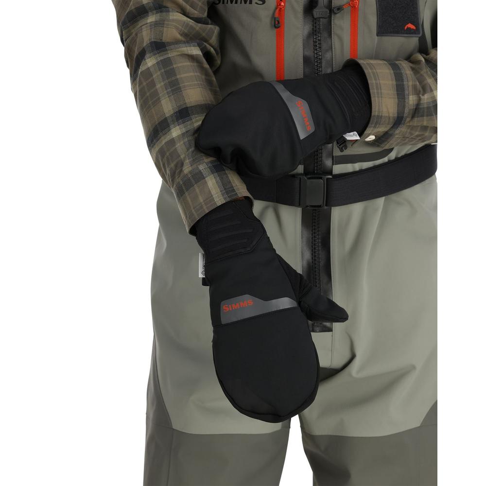 Windstopper Foldover Mitt - Black-Gamefish