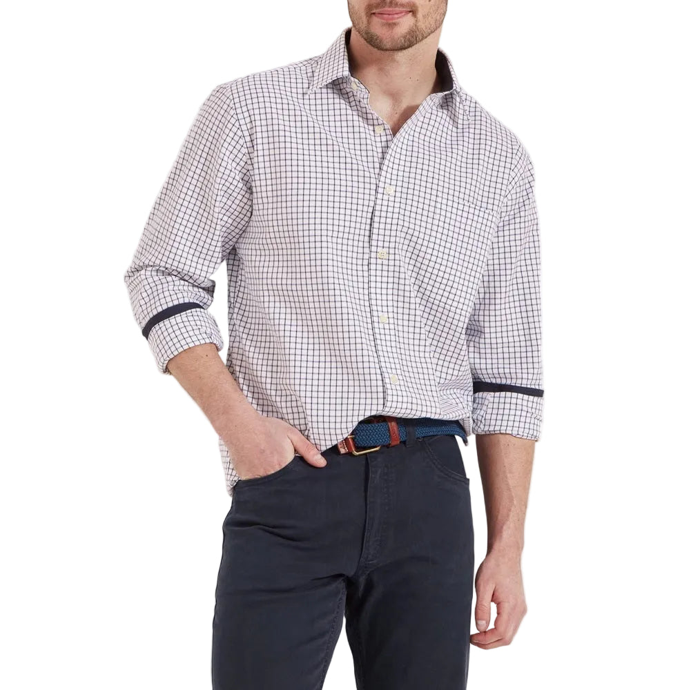 Schoffel Cambridge Classic Shirt - Dark Navy