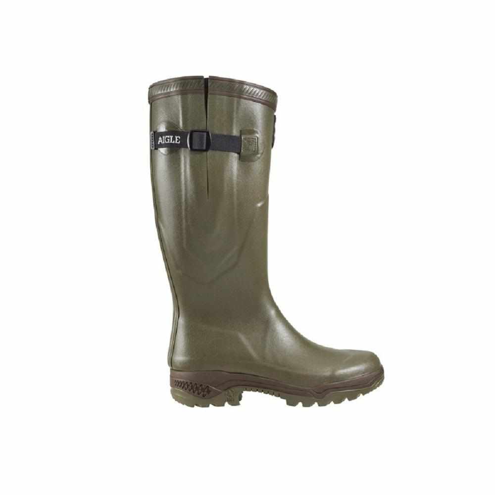 Aigle Parcours 2 ISO Neoprene Lined Wellington Boot - Khaki-Gamefish