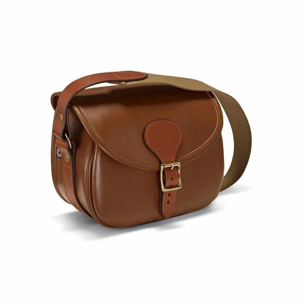Croots Byland Leather Cartridge Bag Tan -100 Capacity - Gamefishltd