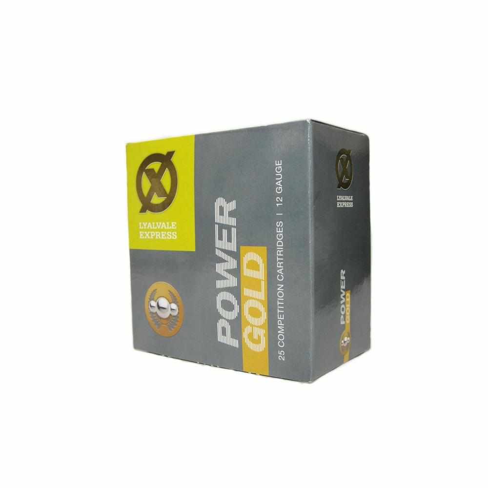 Lyalvale Express Power Gold Competition 12 Gauge - 28gr - No 7.5 - Plastic Wad - Box 25-Gamefish