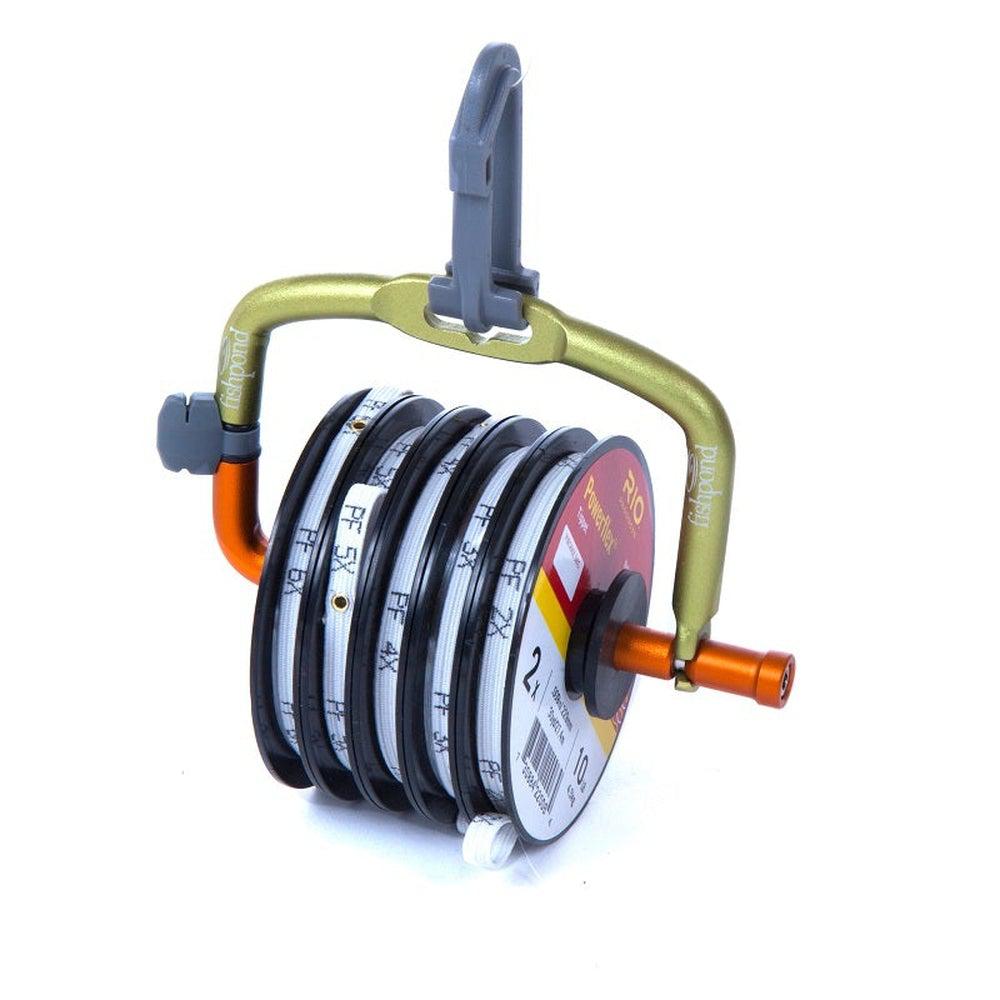 RIO Fishpond Headgate Tippet Holder - With 5 spools of Powerflex Tippet-Gamefish