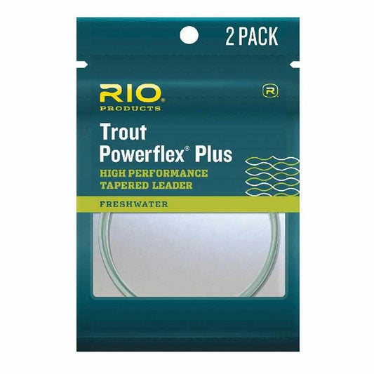 RIO Powerflex Plus Tapered Leaders 9ft - 2 pack-Gamefish