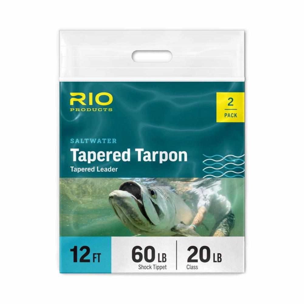 Rio Tapered Tarpon Leader - 2 pack - 12ft 40lb (80lb shock)-Gamefish