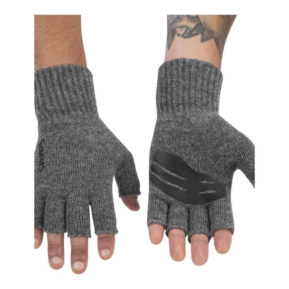 Simms Wool Half Finger Glove-Gamefish
