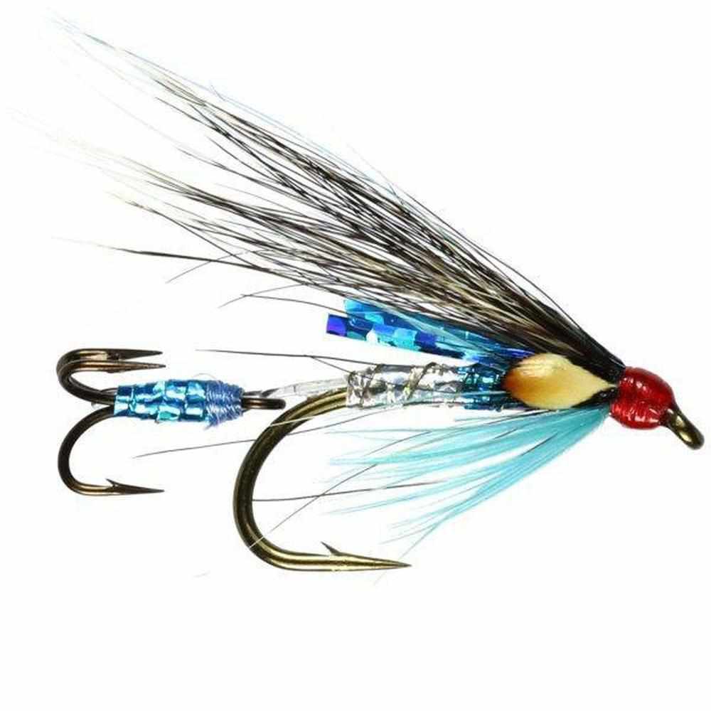 Squirrel & Blue Flying Treble Sea Trout Fly-Gamefish