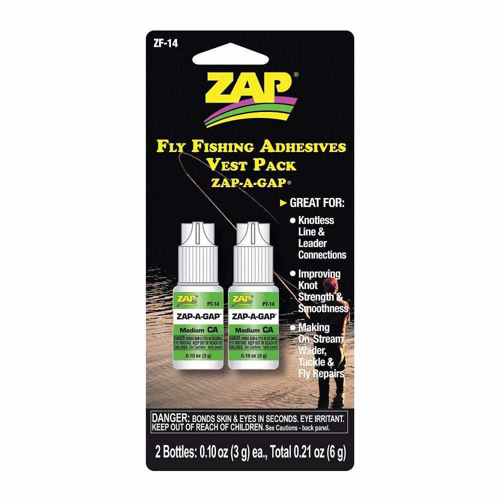 ZAP A GAP Vest Pack - Fly Fishing Adhesive-Gamefish